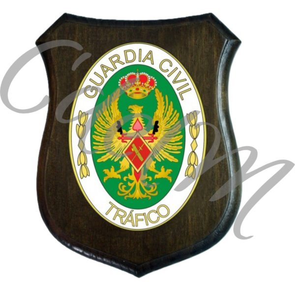 METOPA DE MADERA CON ESCUDO DE PORCELANA